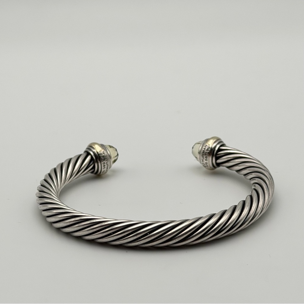 DAVID YURMAN CLASSIC CABLE BRACELET – PRASIOLITE - Picture 4 of 5
